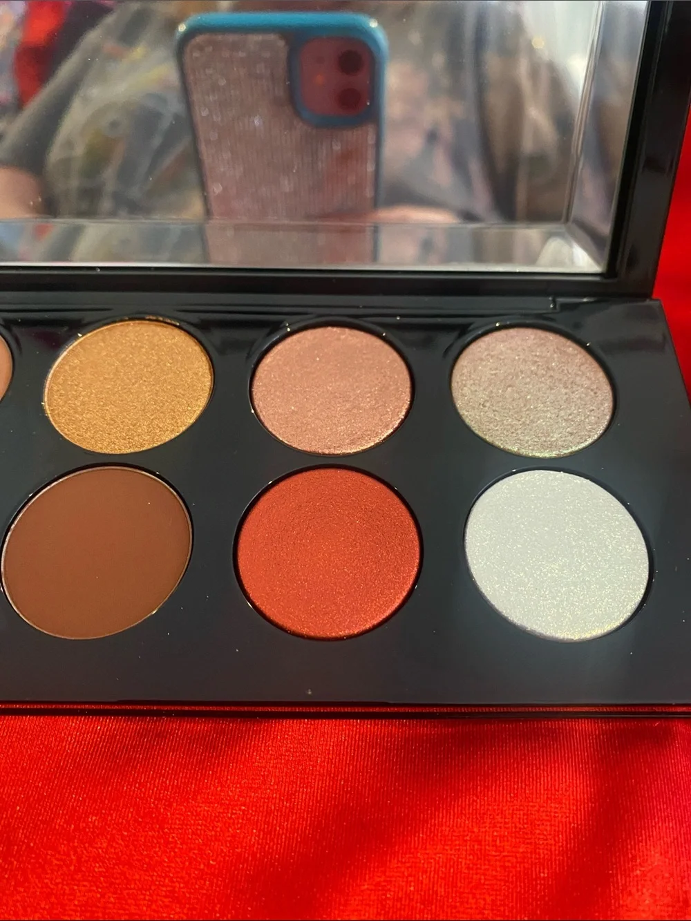 Pat McGrath Golden Bronze & Red Eyeshadow Palette